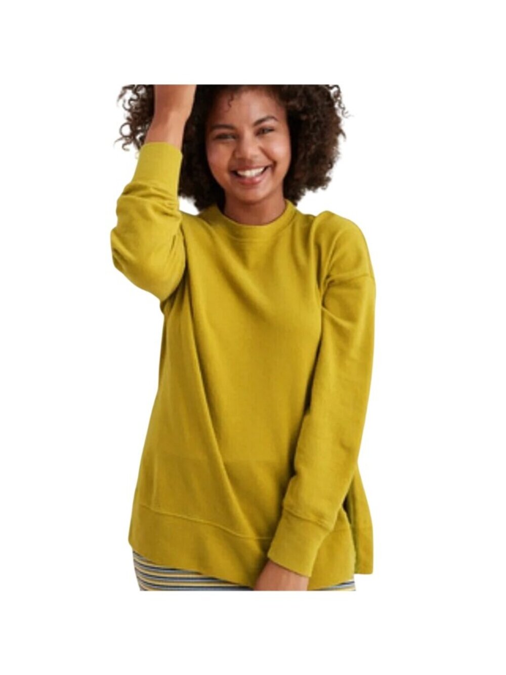 Aerie Summer Desert Sweatshirt Medium Crewneck Long Sleeve Pullover Lounge Cozy
